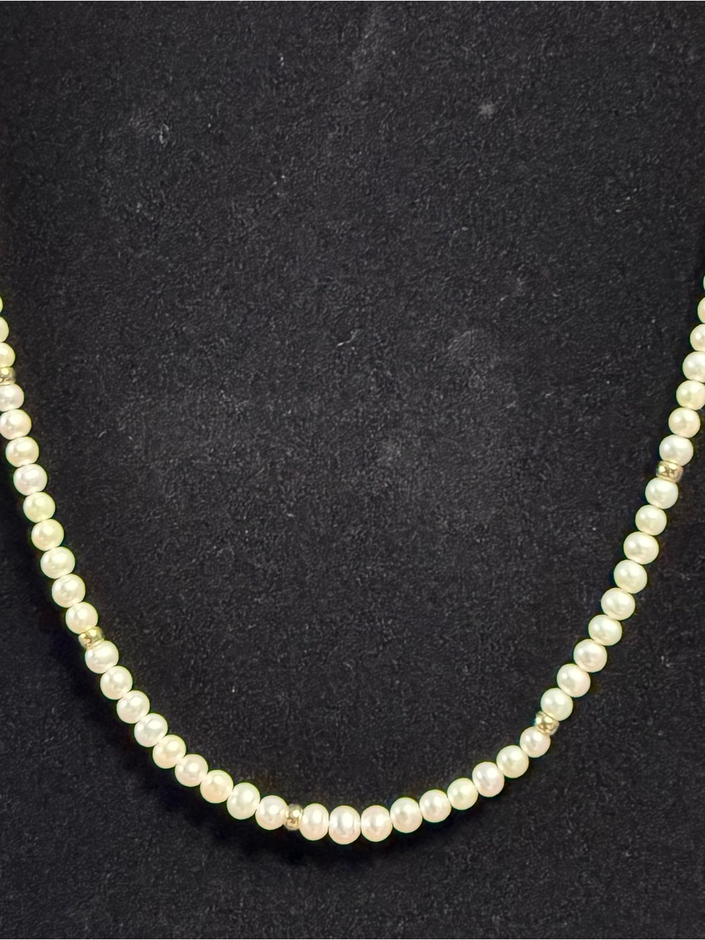 14k Gold Pearl Necklace - Picture 2 of 5